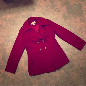 Michael Kors Pea Coat- Red
